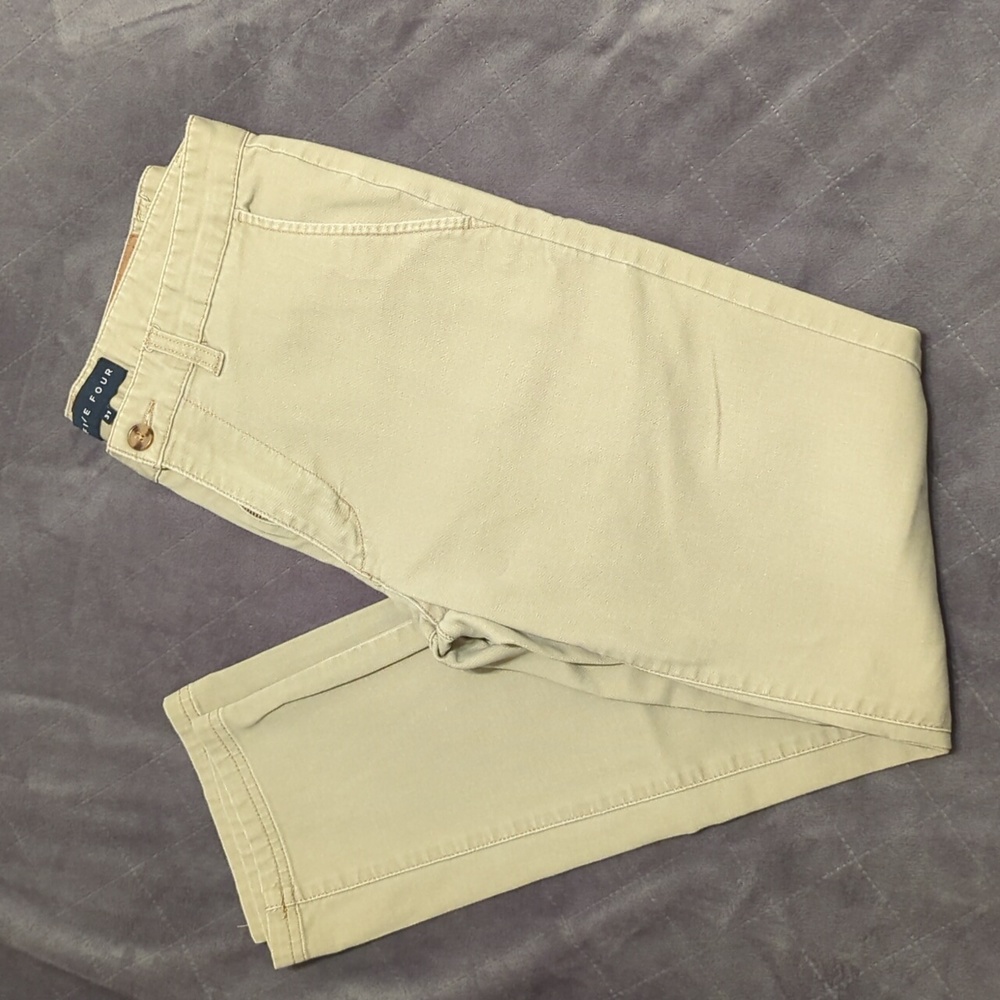 Five Four Tan Chino Pant, Size 31
